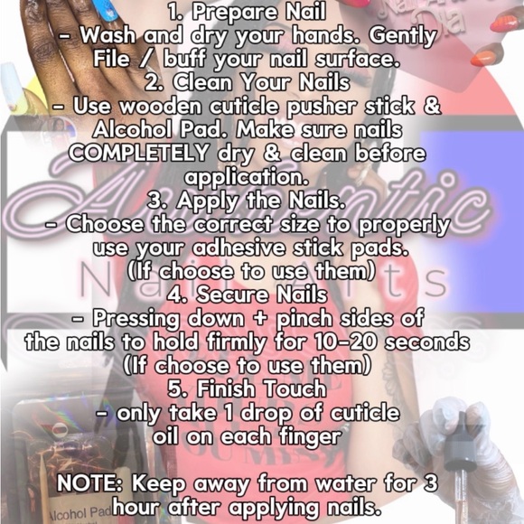 Festive Press-On Nails - Chrome Red, Green, Tan - Picture 8 of 11